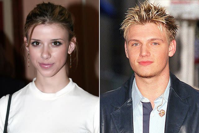 <p>Chris Polk/FilmMagic; James Devaney/WireImage</p> Melissa Schuman and Nick Carter