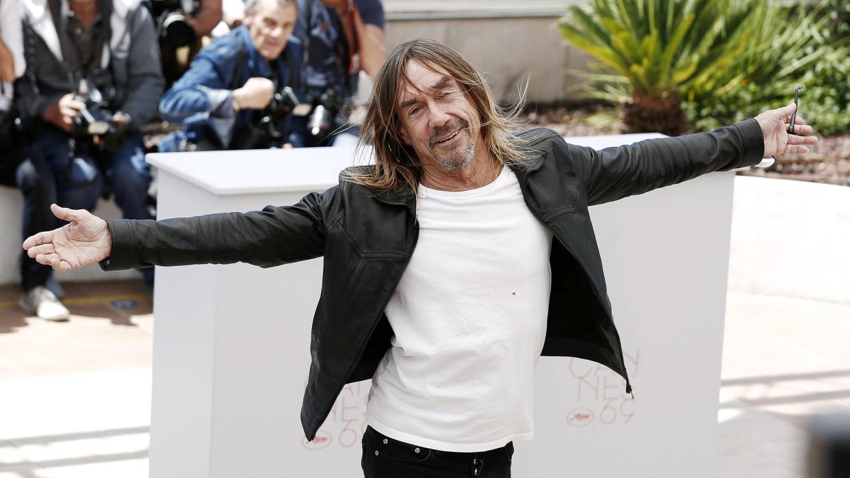 CANNES, FRANCE - MAY 19: Iggy Pop attends the 'Gimme Danger' Photo-call during the 69th Cannes Film Festival on May 19, 2016 in Cannes, France.