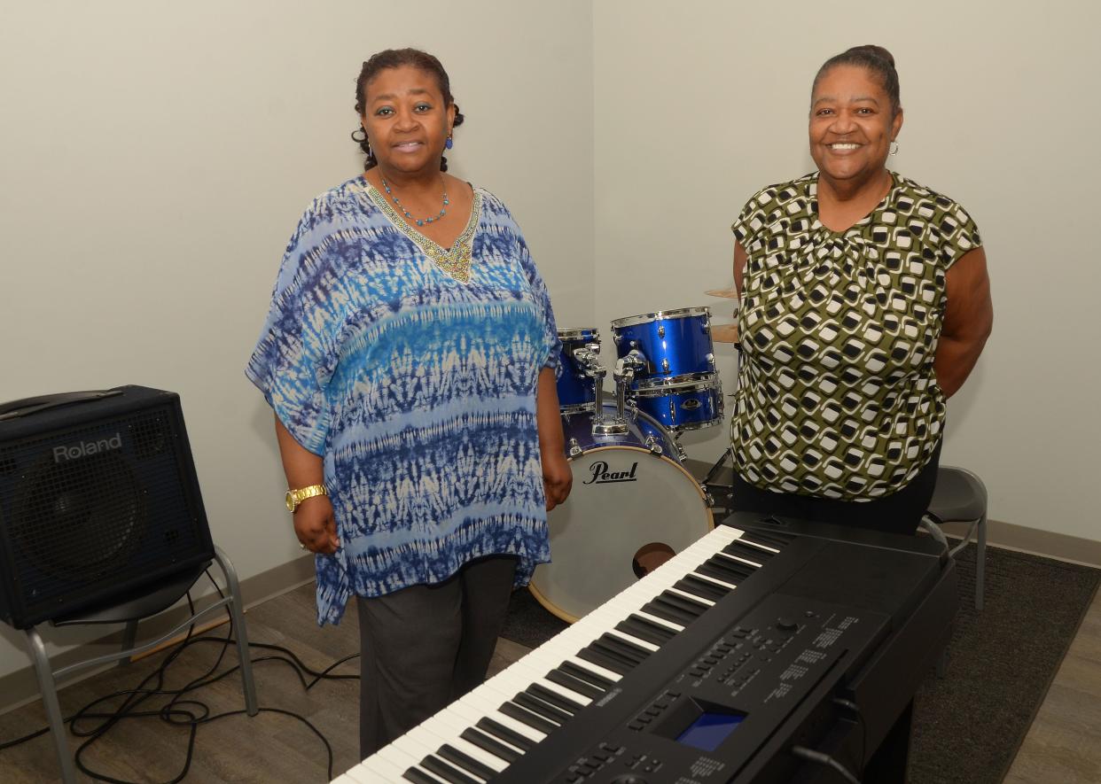 Stephanie Dunn-Pate and her sister, Teresia Jones are part of the Dunn Sisters family singing group that will perform at a benefit concert for the MERCI Clinic in New Bern this Saturday.