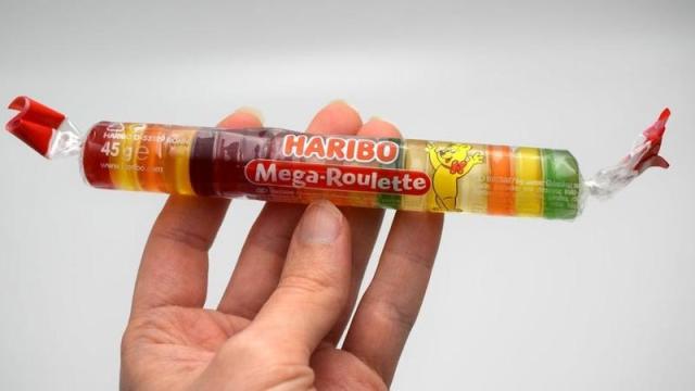 Haribo Roulette Gummy Candy Roll