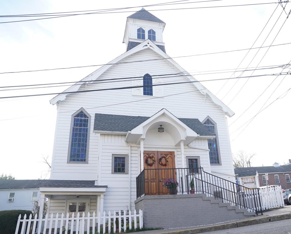 Saint Philips AME Zion Church is part of the Historical Society of the Nyacks exhibit "Four Black Churches." Wednesday, November 2023.