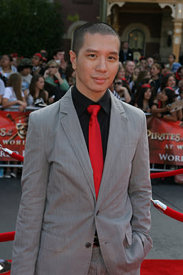 Reggie Lee at the Disneyland premiere of Walt Disney Pictures' Pirates of the Caribbean: At World's End