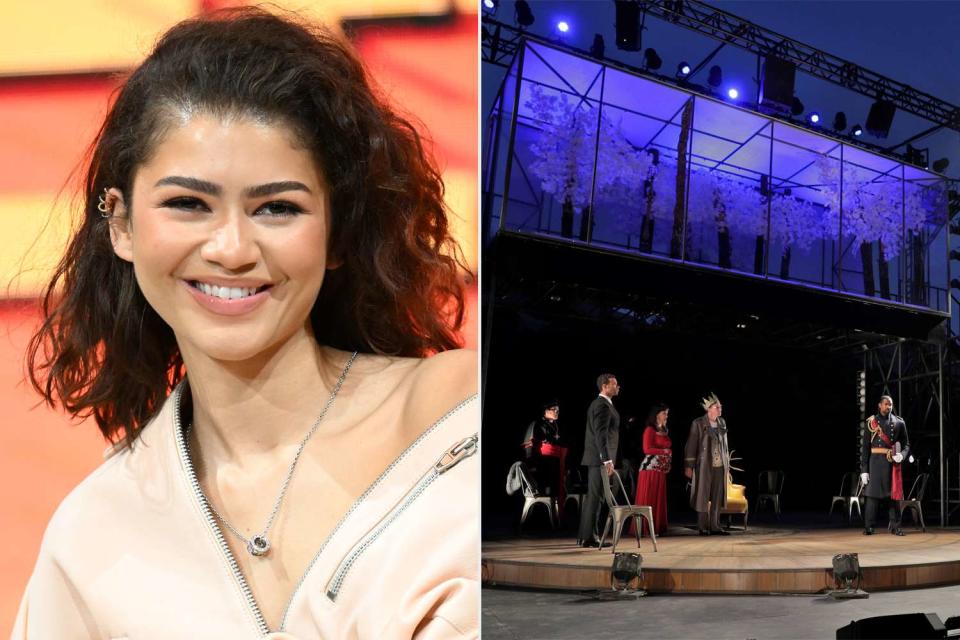 <p>The Chosunilbo JNS/Imazins via Getty; Carlos Avila Gonzalez/The San Francisco Chronicle via Getty</p> Zendaya and the California Shakespeare theater