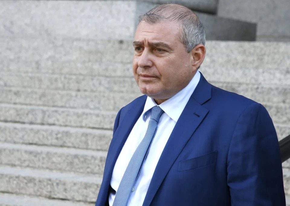 Lev Parnas at U.S. Federal Court in New York City (J Lamparski / Sipa USA via AP file)