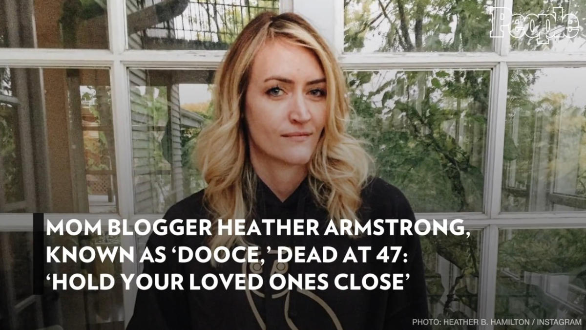 Mom Blogger Heather Armstrong Known As Dooce Dead At 47 Hold Your