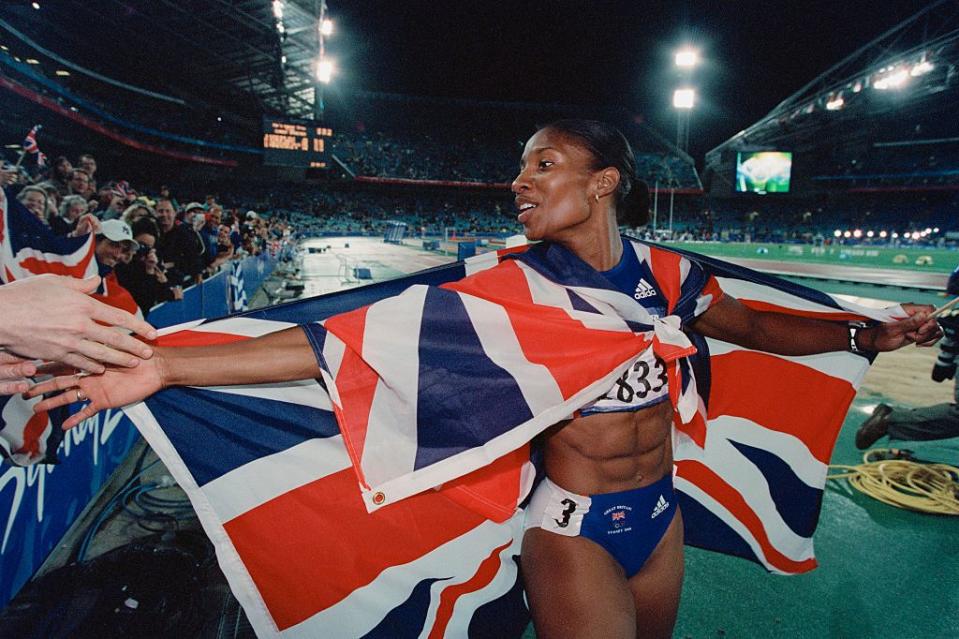 <p>The first European to win an Olympic heptathlon, Lewis has been breaking barriers ever since. Most familiar now in her role as athletics presenter, before retirement Lewis took gold at the 2000 Sydney Olympics, was crowned twice the Commonwealth Games champion, was the 1998 European Champion and won World Championship silver medals in 1997 and 1999. At one point she held British record for heptathlon points before being superseded by Jessica Ennis-Hill and Katarina Johnson-Thompson, respectively. </p>