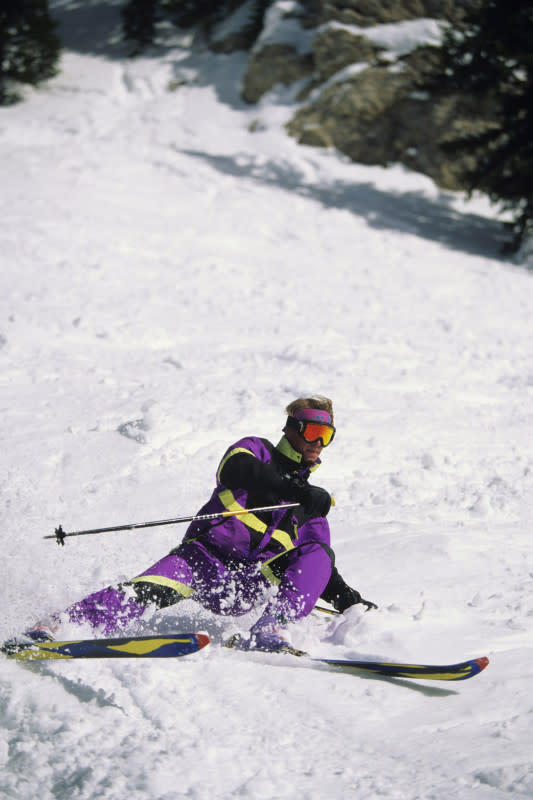 Spring is a vibe.<p><a href="https://www.gettyimages.com/detail/photo/man-skiing-snowbird-utah-usa-royalty-free-image/200367479-001?phrase=spring+skiing+snowbird&adppopup=true" rel="nofollow noopener" target="_blank" data-ylk="slk:Photo: Karl Weatherly/Getty Images;elm:context_link;itc:0;sec:content-canvas" class="link ">Photo: Karl Weatherly/Getty Images</a></p>