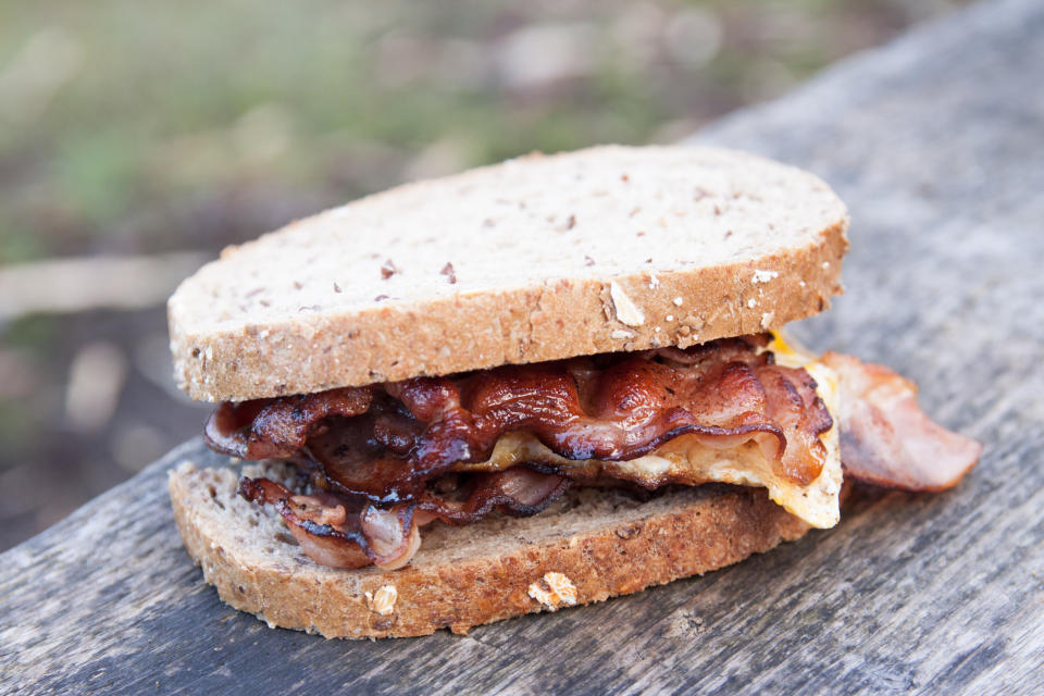 Just one or two portions of processed meat like bacon sandwiches a week could increase the risk of heart attack [Photo: Getty]