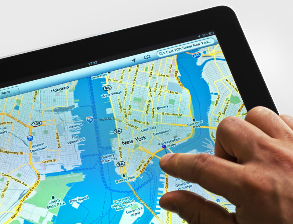 Google Maps auf einem Tablet. (Bild: Getty Images)