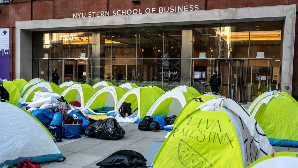 NYU matching tents