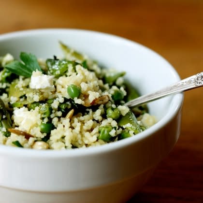 Spring Coucous With Asparagus, Peas and Mint