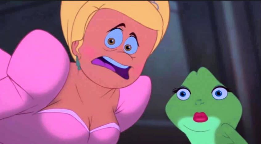 These face-swapped Disney characters are equal parts nightmarish and hilarious