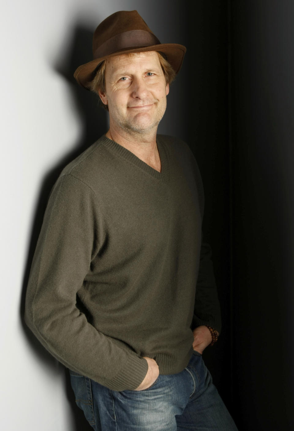 FILE - Actor Jeff Daniels of "Arlen Faber" poses for a portrait at the Gibson Guitar Lounge during the Sundance Film Festival in Park City, Utah, on Jan. 18, 2009. Daniels tackles his life and career in an absorbing, unconventional way this month with a music-and skit-filled audio memoir from Audible, "Alive and Well Enough." (AP Photo/Mark Mainz, File)