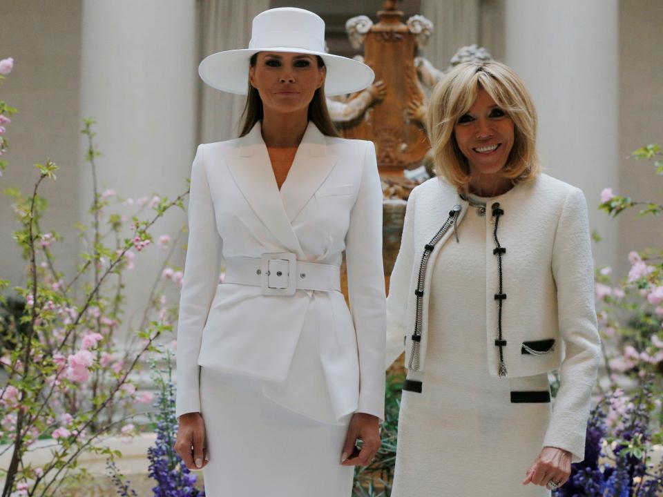 melania trump brigitte macron