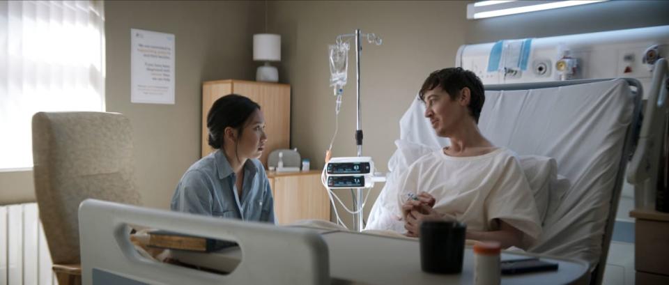 Jess Hong as Jin Cheng, Alex Sharp as Will Downing in episode 107.