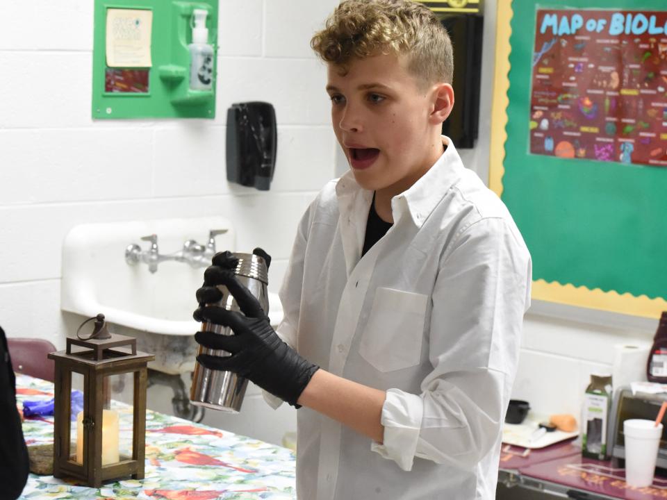 Shelburne seventh-graders recently took part in an economics fair, a simulation that teaches students about the challenges and success of entrepreneurship.