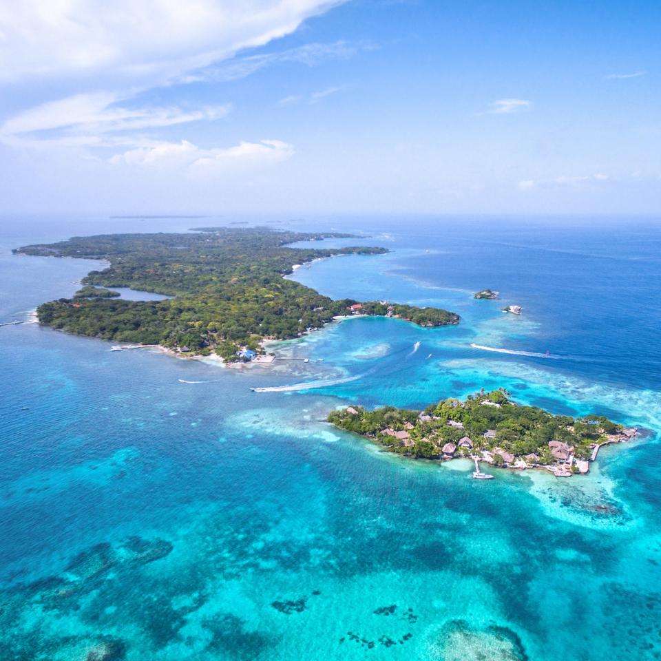 In the Islas del Rosario, you can escape to a personal tropical paradise and still have enough money to afford your flight home—although who’s going home?