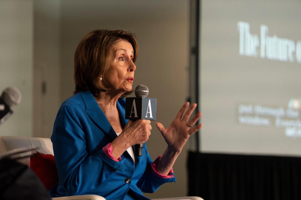 "I have no doubt that we will have a path to strengthen our democracy as a model to the world," former U.S. House Speaker Nancy Pelosi said Sunday at a South by Southwest political panel.