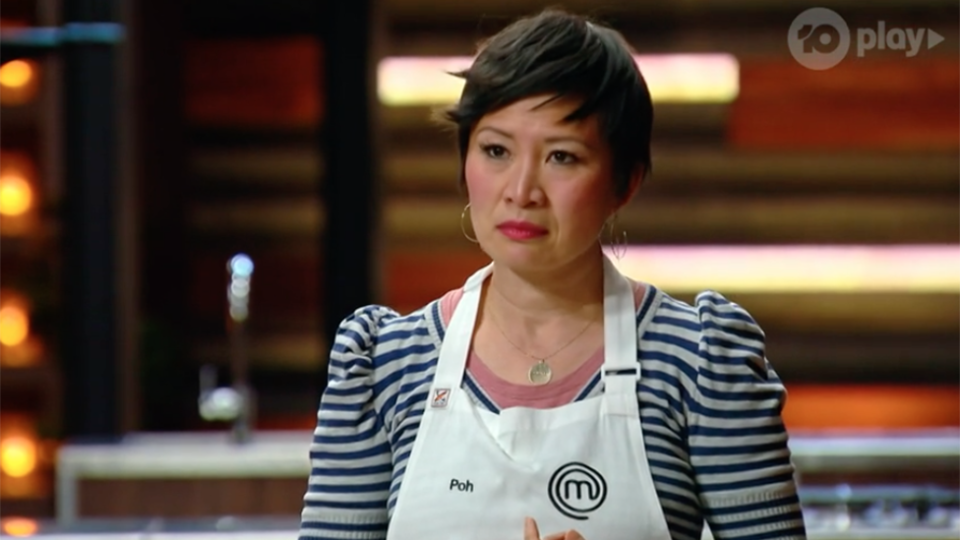 Poh Ling Yeow appears stressed on MasterChef after losing immunity