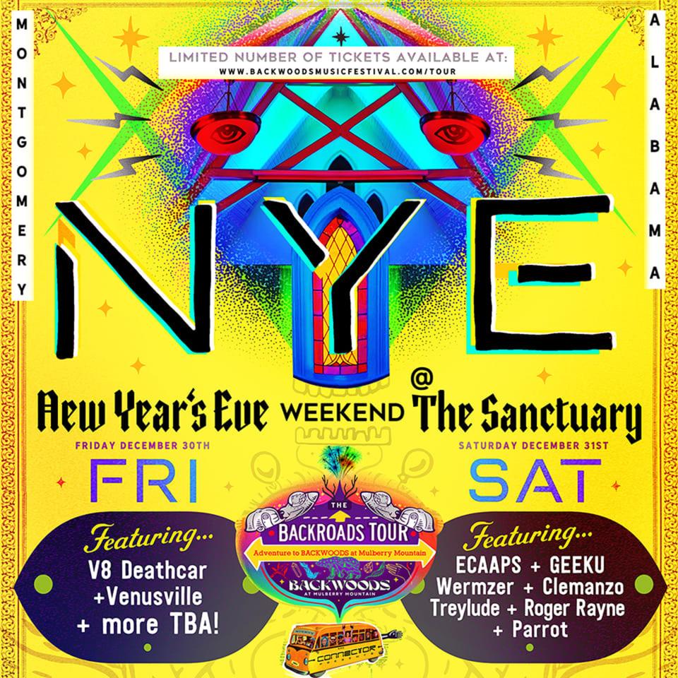 There's a two-day NYE weekend event Friday and Saturday at The Sanctuary.