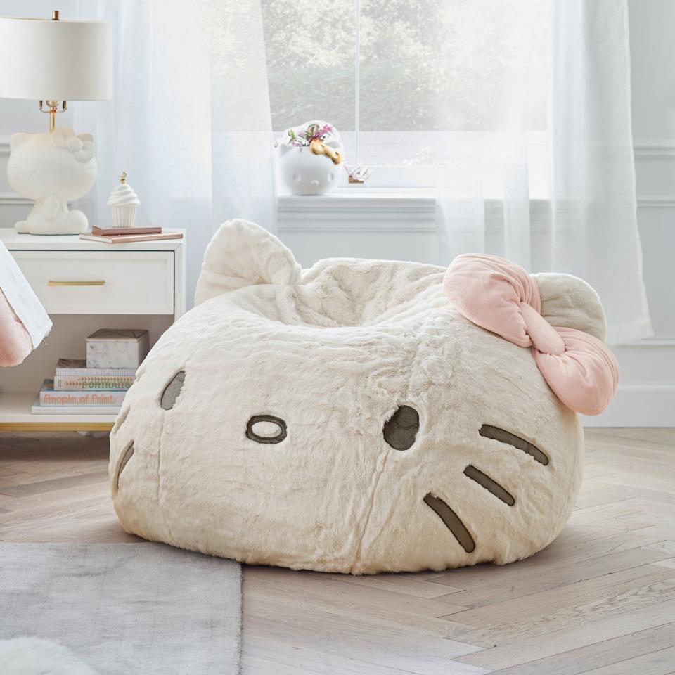 <p><a href="https://go.redirectingat.com?id=74968X1596630&url=https%3A%2F%2Fwww.pbteen.com%2Fproducts%2Fhello-kitty-bean-bag-chair%2F%3Fpkey%3Dcbeanbags&sref=https%3A%2F%2Fwww.bestproducts.com%2Fparenting%2Fkids%2Fg2255%2Fcomfy-bean-bag-chairs-for-kids%2F" rel="nofollow noopener" target="_blank" data-ylk="slk:Shop Now;elm:context_link;itc:0;sec:content-canvas" class="link ">Shop Now</a></p><p>Hello Kitty Bean Bag Chair</p><p>Pottery Barn Kids</p><p>$230.00</p>