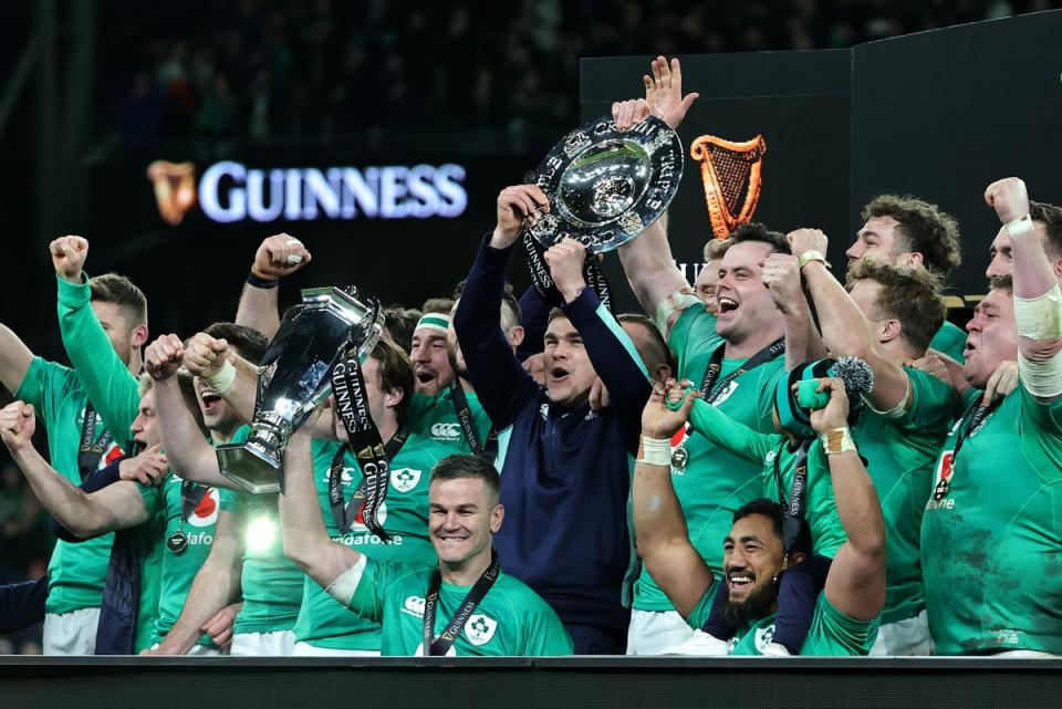 Ireland are bidding to defend their crown after the retirement of captain Johnny Sexton (Getty)