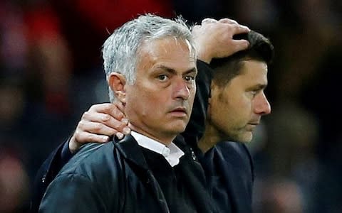 Jose Mourinho and Mauricio Pochettino - Credit: REUTERS