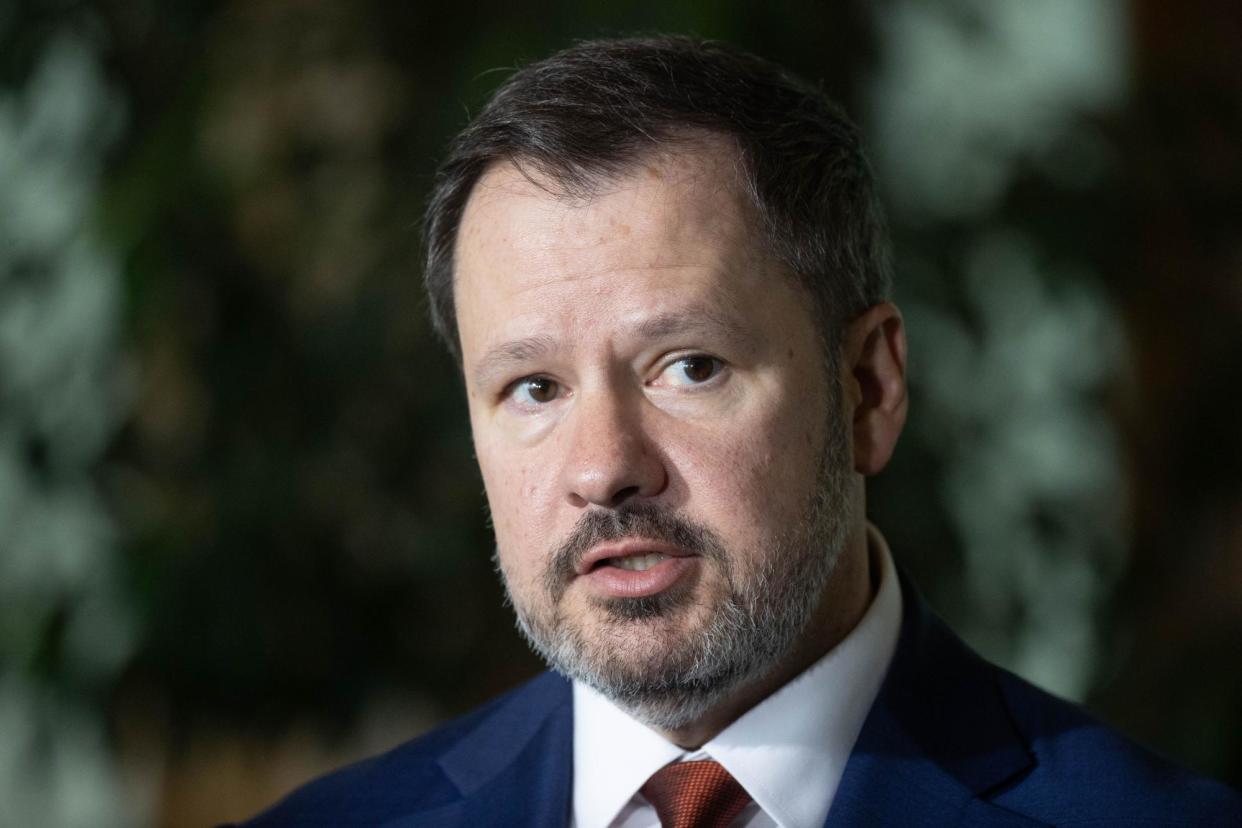 <span>Ed Husic in 2023. The minister for science and industry says many Palestinians, Muslims and Arab Australians feel their views on Israel’s operations in Gaza are not being heard by the Australian government.</span><span>Photograph: Mike Bowers/The Guardian</span>