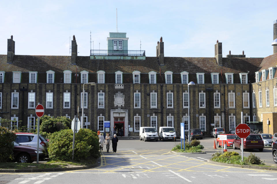 Queen Elizabeth Queen Mother Hospital, Margate, Kent. (SWNS)