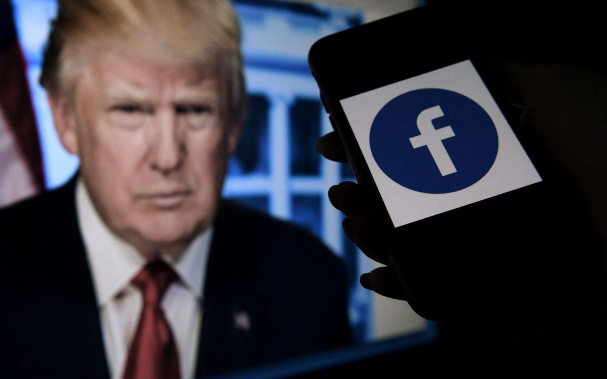 Facebook's independent oversight board was set for a momentous decision on the platform's ban of former US president Donald Trump - AFP