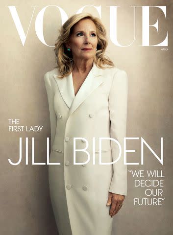 <p>Norman Jean Roy</p> Jill Biden photographed for 'Vogue'