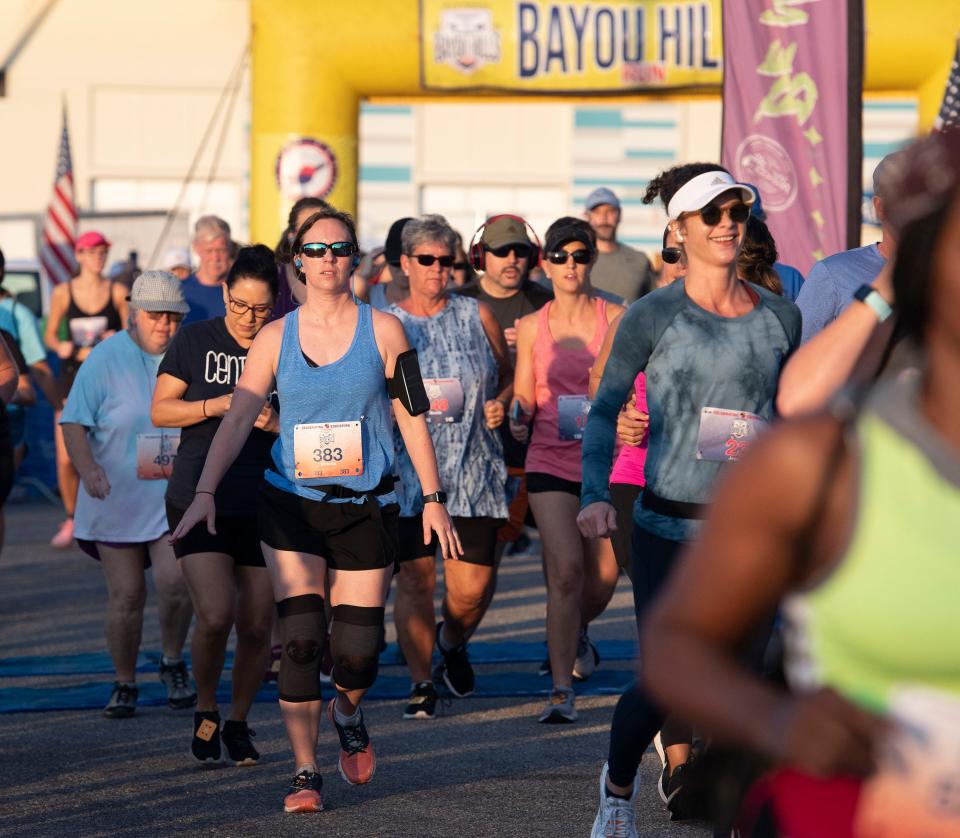 The Bayou Hills Run gets underway Saturday at Bayview Park.