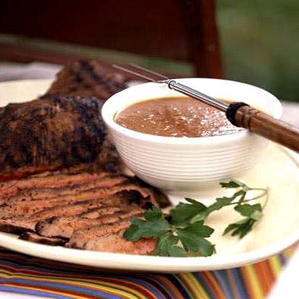 Spice-Rubbed Flank Steak With Corn-Chile Relish Recipe