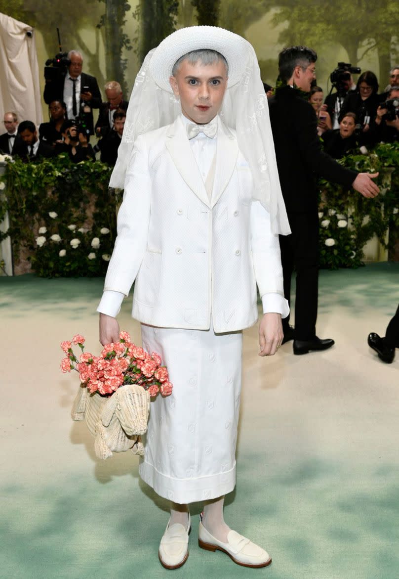 Cole Escola attends the Met Gala celebrating the opening of the "Sleeping Beauties: Reawakening Fashion" exhibition on 6 May 2024, in New York.