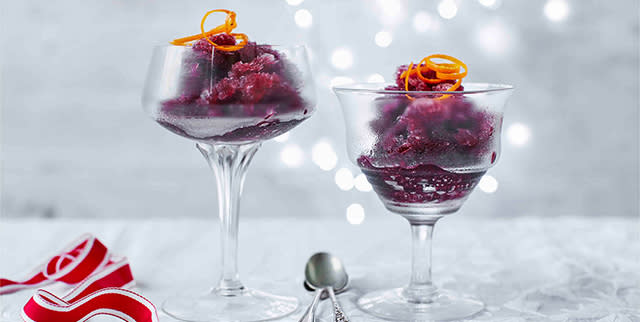 Mulled wine sorbet