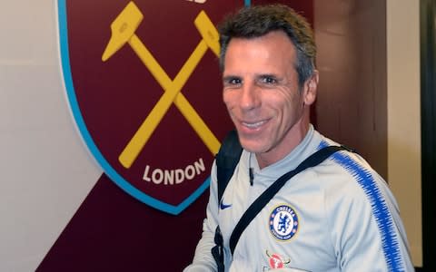 Gianfranco Zola arrives at the stadium  - Credit: Getty images