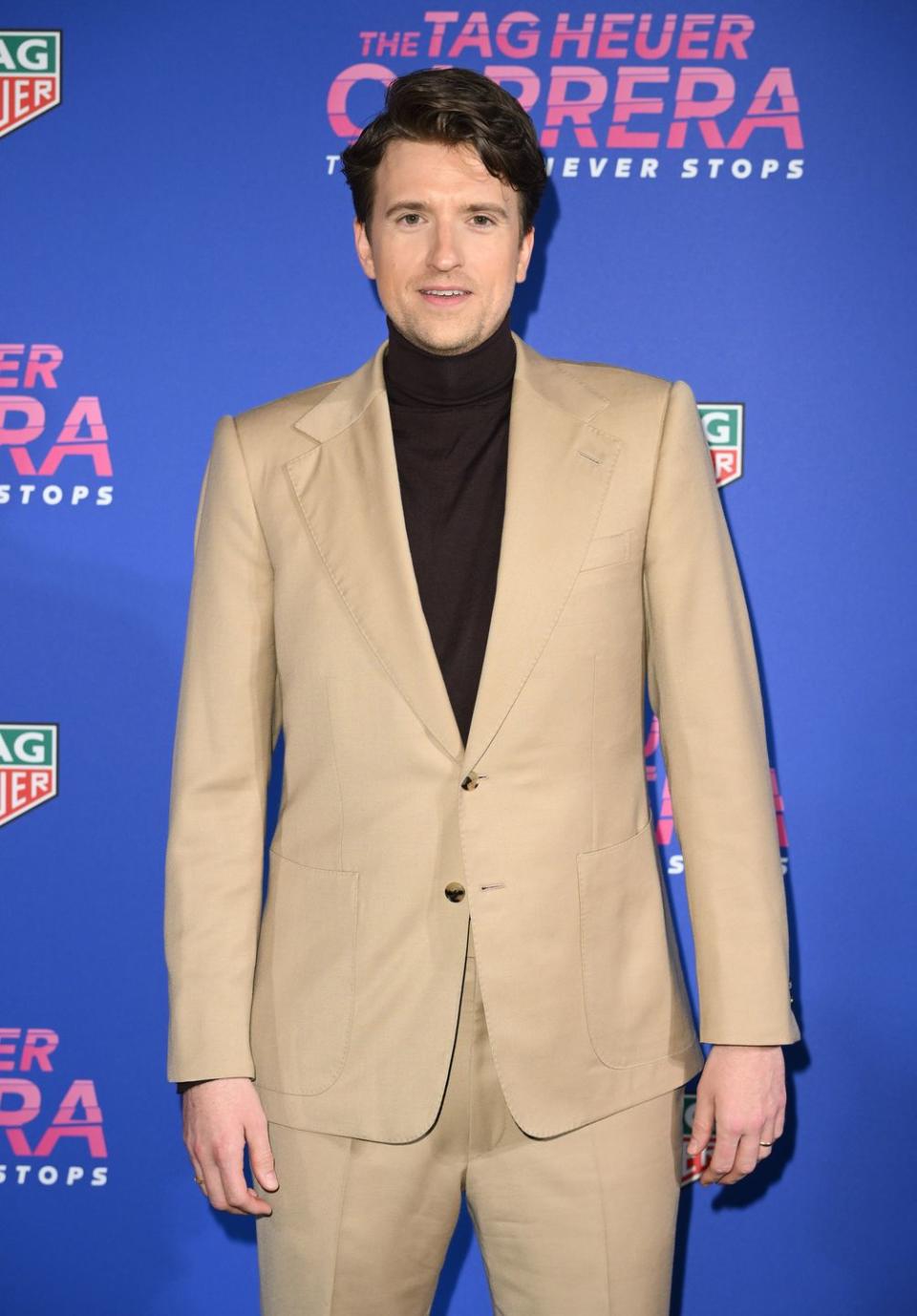 london, england april 20 greg james attends the 60th anniversary party of tag heuer carrera at outernet london on april 20, 2023 in london, england photo by karwai tangwireimage