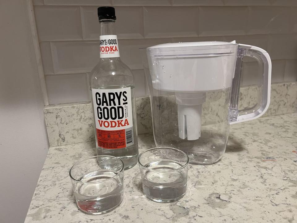 filtering vodka through brita