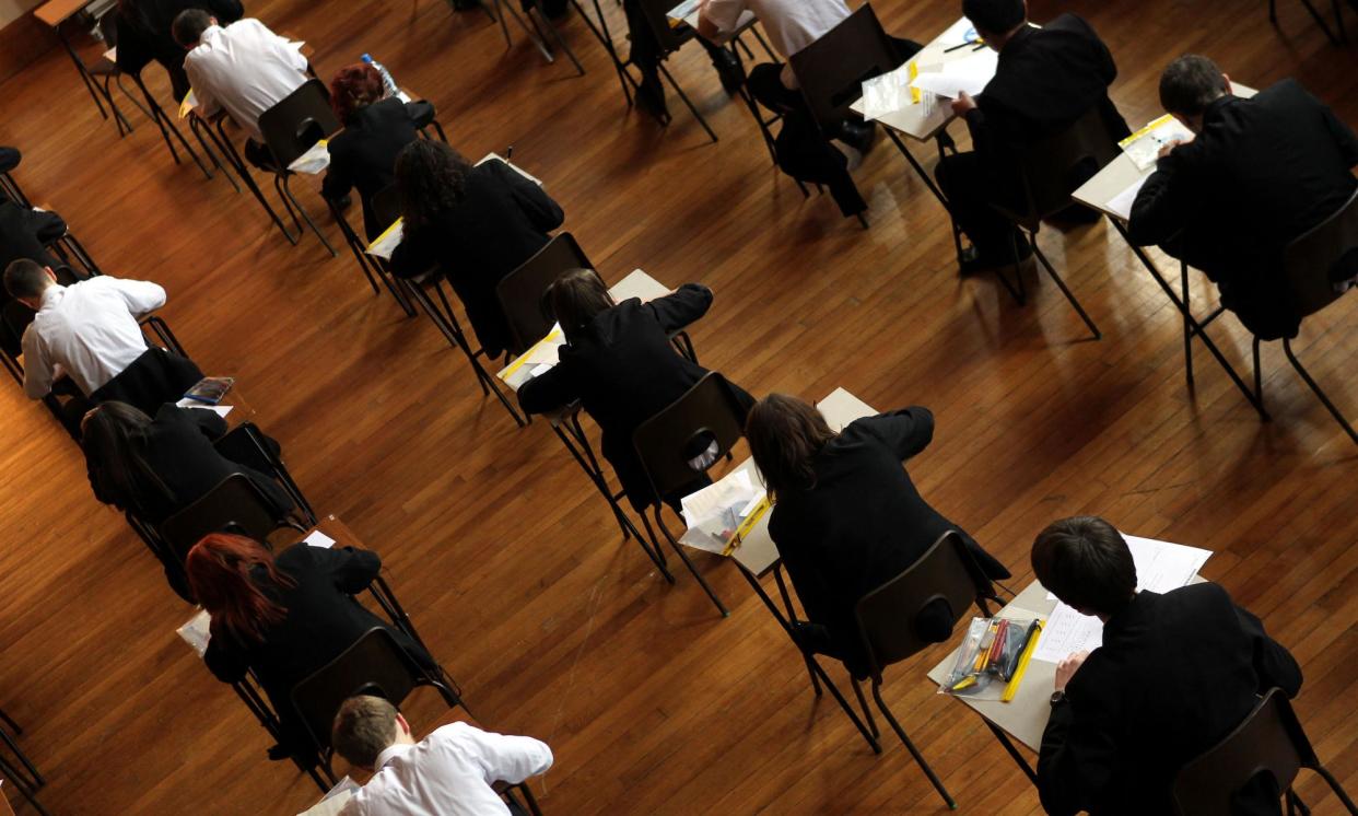 <span>The study found the predictive power of GCSEs outstripped gender or going to university. </span><span>Photograph: David Davies/PA</span>