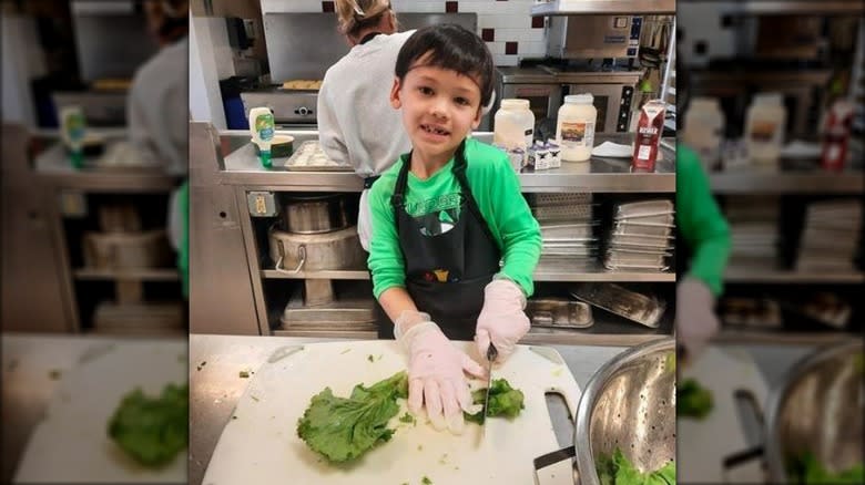 Kid's Cafe young chef