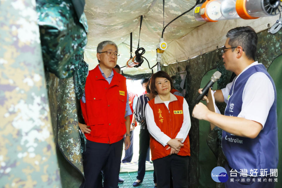 嘉義市政府自昨(19)起舉辦為期兩日，首次的大規模震災救災及收容動員演練／陳致愷翻攝