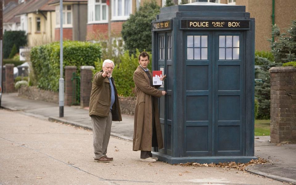 Bernard Cribbins and David Tennant in Doctor Who - Adrian Rogers/BBC