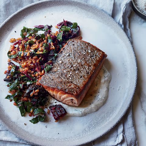 Honey and Pineapple Mustard Salmon - Andrea Bai