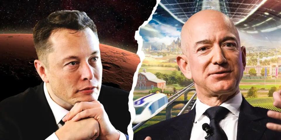 Elon Musk and Jeff Bezos