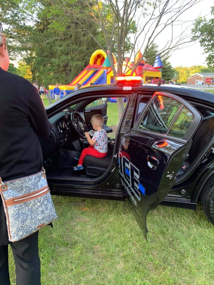 Children will have the opportunity to explore police vehicles at National Night Out on Aug. 2. The annual event is sponsored by the police departments of Stow and Munroe Falls and Target.