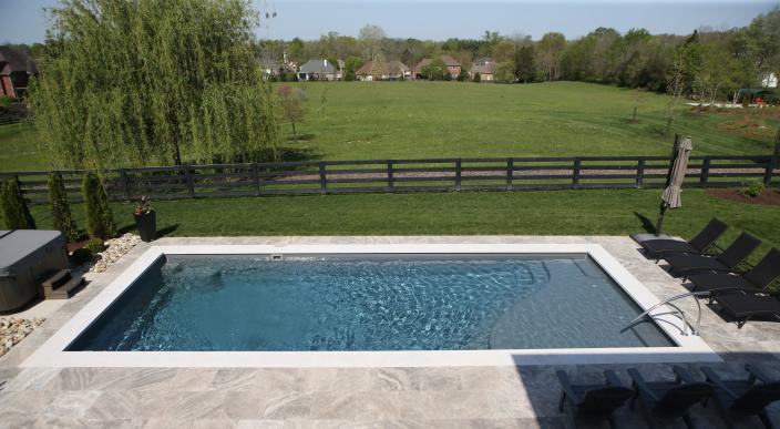 The swimming pool that belongs to Jennifer Eberle&#x002019;s house in Glenmary that was built in 1999.April 28, 2022 