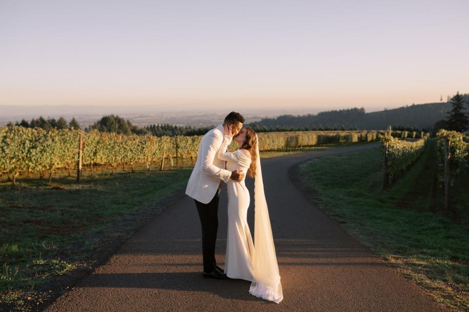 CJ McCollum and Elise Esposito’s Wedding Was an Intimate Affair in Oregon Wine Country