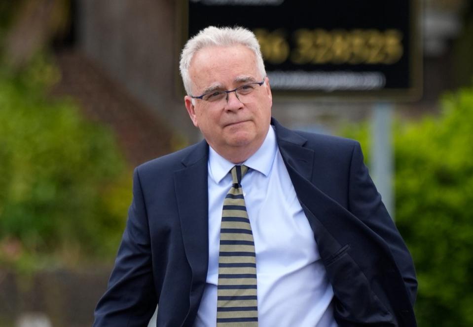 James Haviland, 63, arrives at Basingstoke Magistrates Court in Hampshire on Tuesday (Andrew Matthews/PA Wire)