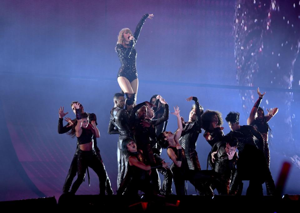 Singer Taylor Swift performs during her Reputation tour at MetLife Stadium on Friday, July 20, 2018, in East Rutherford, NJ. | Evan Agostini, Invision, Associated Press