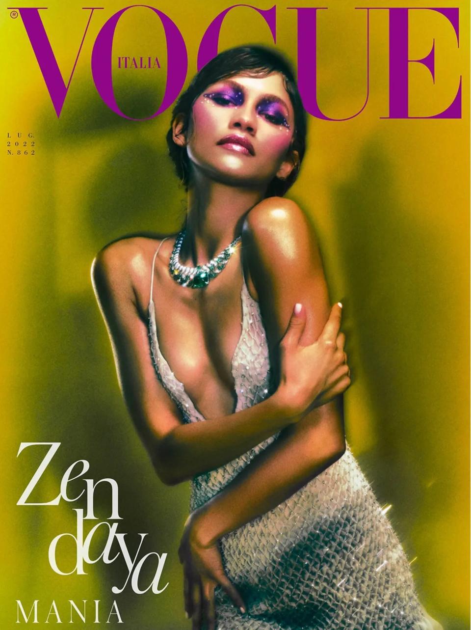 Zendaya Vogue Italia Magazine Cover 2022